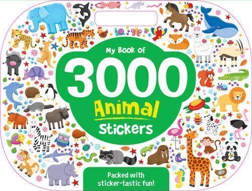 Book of 3000 Animal Stickers - Apollo